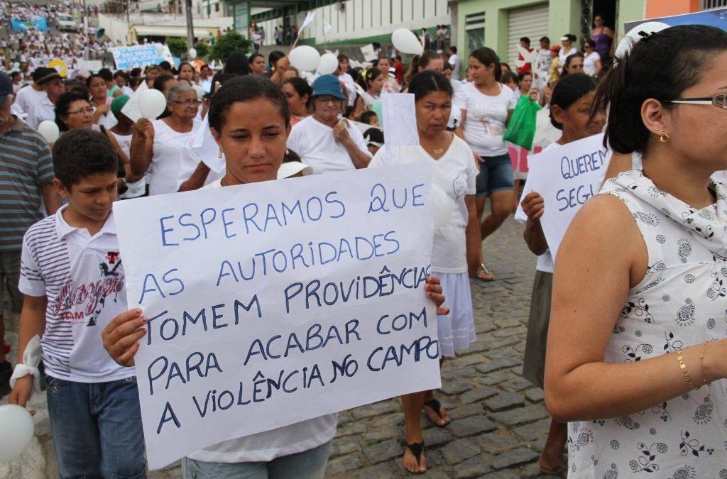 Moradores do campo e da cidade se mobilizam pelo fim da violência em Massaranduba-PB
