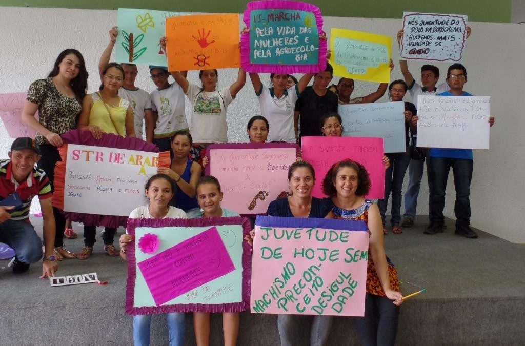 Juventude do Polo da Borborema realiza encontro preparatório para a VI Marcha pela Vida das Mulheres e pela Agroecologia