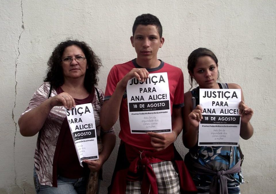 Sociedade se mobiliza para acompanhar julgamento do caso Ana Alice em Queimadas-PB