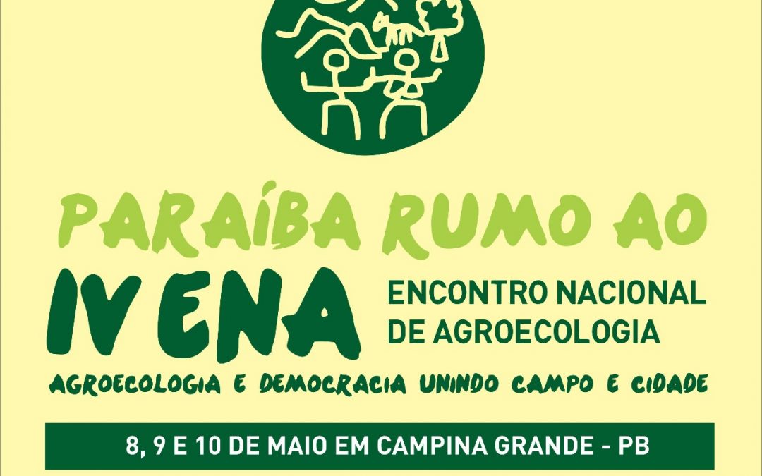 Encontro reunirá em Campina Grande Movimentos e Redes Estaduais que promovem a Agroecologia na Paraíba