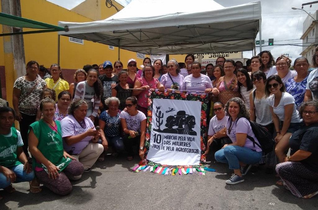 Mulheres do Polo da Borborema realizam lançamento regional da 10ª Marcha pela Vida das Mulheres e pela Agroecologia
