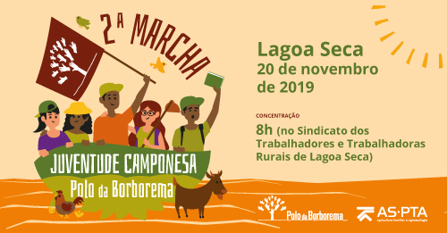 Jovens Rurais da Borborema realizarão Marcha em Lagoa Seca-PB no Dia da Consciência Negra