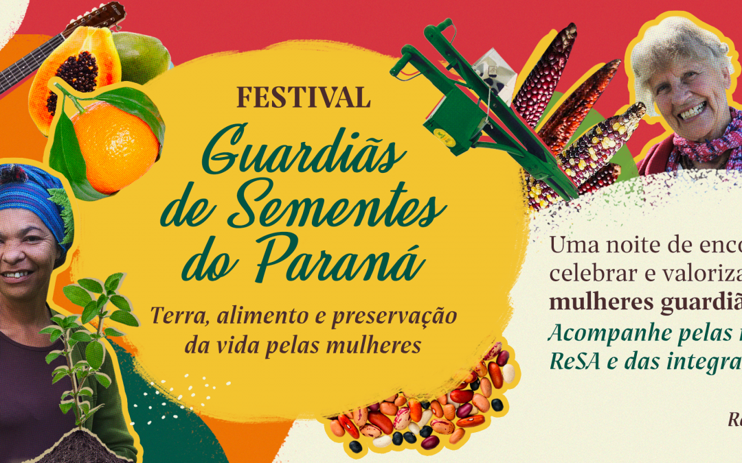 Na semana do Dia Internacional das Mulheres, guardiãs de sementes crioulas do Paraná realizam festival online