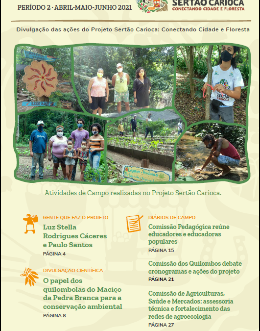 Está no ar a Folha Informativa N.5 – Divulgação das ações do Projeto Sertão Carioca: Conectando Cidade e Floresta