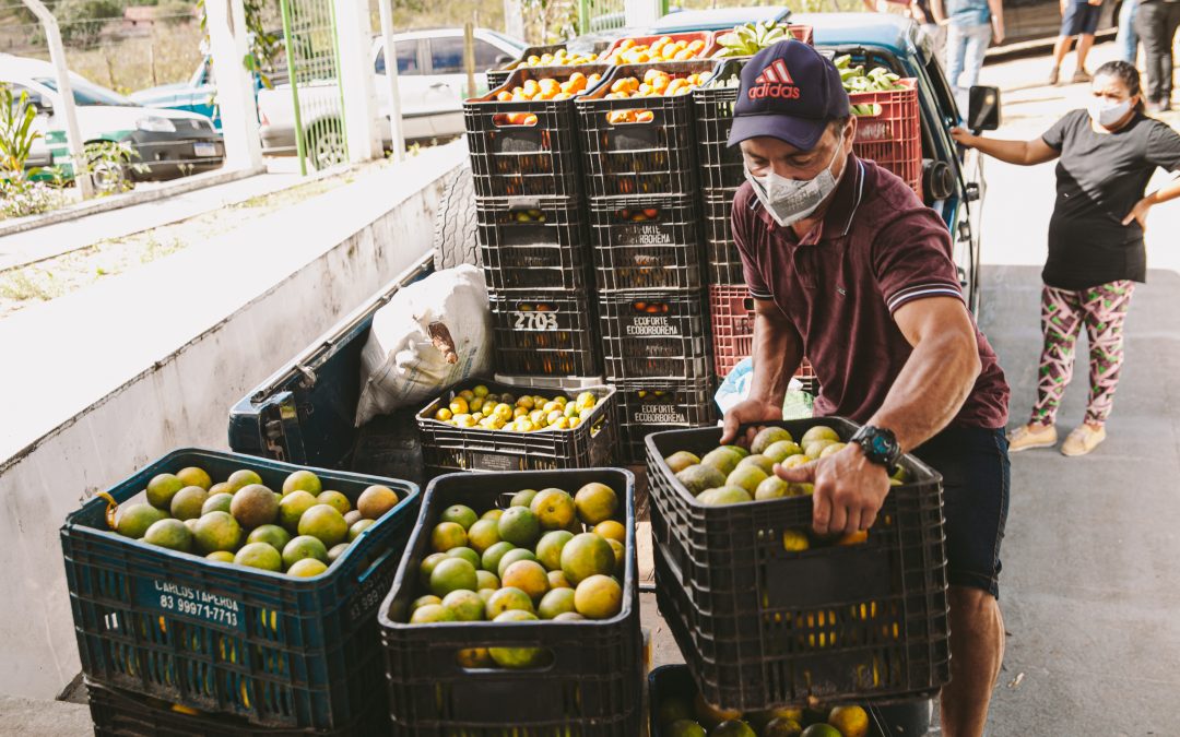 Polo da Borborema, EcoBorborema, CoopBorborema e AS-PTA realizam terceira operação de compra e doação de alimentos