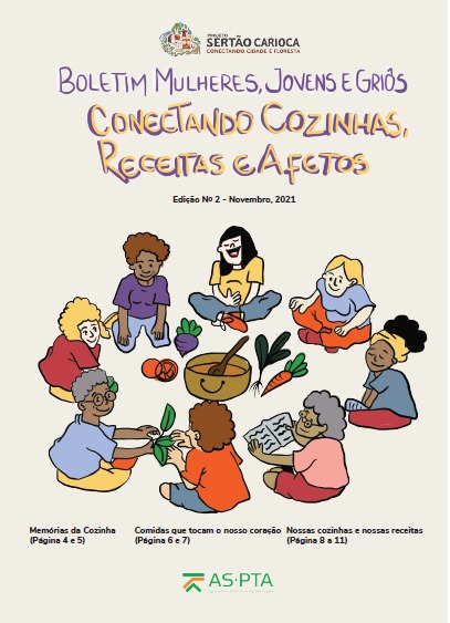 Boletim Mulheres, Jovens e Griôs: Conectando cozinha, receitas e afetos
